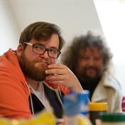 Honza Řezníček a autor hudby Roman Holý